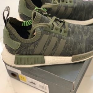 Adidas NMD R1 Primeknit Night Cargo / Green